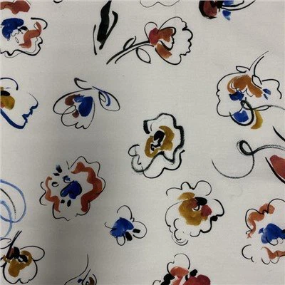 Svilena pamučna tkanina od kepera za digitalnu štampu